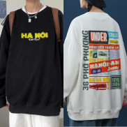[MẪU HOODIE TREND 2021] Áo Hoodie chất NỈ  under Hà Nội, ÁO phom Rộng 100% Cotton Nam Nữ Unisex -In Hình Local Brand 2